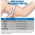 thumbnail image 6 of Arm Blood Pressure Cuff with 16 Connectors and Storage Bag, Universal Compatible Design, Premium Durable Material for Home Clinical Daily Use(12.6-20.5in), 6 of 6