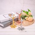 thumbnail image 5 of MECCANIXITY Alloy Crystal Ball Display Holder Egg Sphere Stand Silver Light Luxury Tree Shape Large Size for Home Decoration, 5 of 5