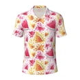 thumbnail image 2 of Daiia Watermelon Pattern Men’s Polo Shirts,Solid Deck Shirt,Classic Fit, Breathable Cotton Polo for Casual and Sport Wear-X-Large, 2 of 7