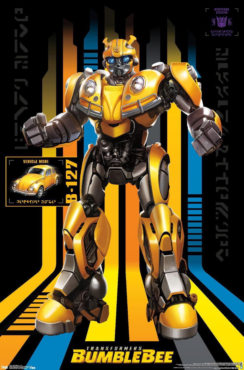 Hasbro Transformers: Bumblebee - 127 Wall Poster, 22.375" x 34"