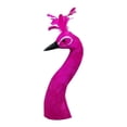 thumbnail image 3 of simhoa Peacock Mannequin Head Decorative Party Elegant Simulation Animal Head Model Rose 35cm, 3 of 8