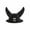 Black-1, variant on Halloween Pet Devil Horn Hat Costume for Cats Dogs, Trendy Lightweight Headwear Headpiece for Kittens Puppies, Festival Birthday Photo Prop Party Decoration Accessory 5x4 Inch