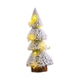 thumbnail image 4 of Snow Flocked Christmas Tree Tabletop Christmas Tree for Table Christmas Desk 20cm, 4 of 7