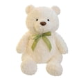 thumbnail image 1 of Muñeco de peluche con forma de oso de peluche de 30 cm, color crema con cinta, 1 of 2
