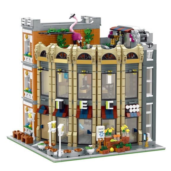 General Jim's Toys & Bricks Modular Corner Department Store, City Building Blocks - 3,231 Pieces