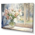 thumbnail image 2 of Designart "Rustic Tulip Still Life" Tulips Canvas Art Print, 2 of 7