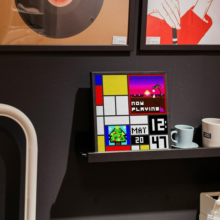 Divoom Pixoo-64 Smart WiFi Pixel Display Frame, 64x64 LED Panel