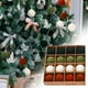 thumbnail image 1 of Wmhnj Juego de 16 adornos navideños de terciopelo con caja de regalo para decoracin del rbol., 1 of 9