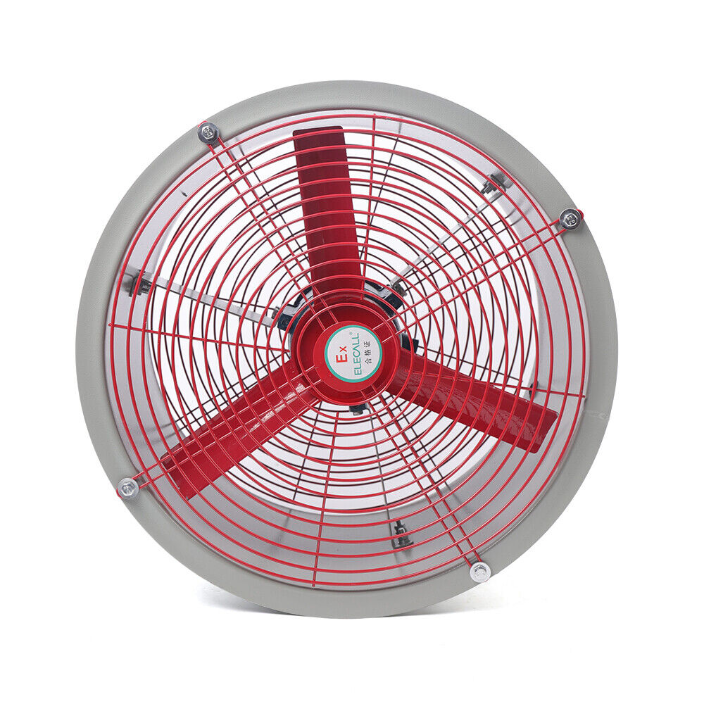 16" Explosion-proof Axial Exhaust Fan Spray Booth Paint Fume Exhaust Fan 1450rpm