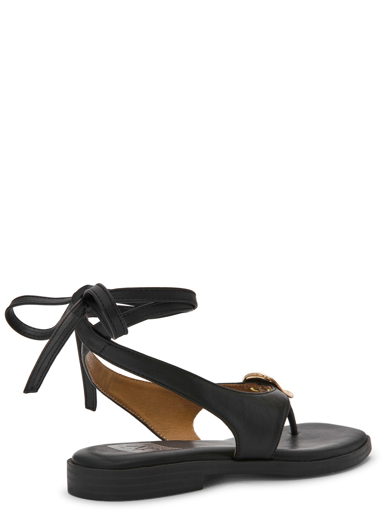 DV Dolce Vita Women's Markly Thong Sandal with Ankle Wrap