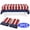 Pattern 1, variant on Patriotic Decorations 4th of July Party Supplies Disposable Table Covers for Independence Day Memorial Day Labor Birthday Day Red White and Blue Decorations 54" x 108" 3 Pack Pattern 1