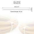 thumbnail image 2 of 250pcs 14" 40 Lbs Cable Zip Ties Self-Locking Long Nylon Cable Tie Wraps 3/16" for Cord Management, White, 2 of 6