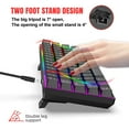 thumbnail image 6 of 60% Mechanical Gaming Keyboard,Mini Keyboard with Hot Swappable,Mechanical Red Switch,21 LED Lingting Effects,DIY 61 Keys Wired Keyboard for Gamer&Office, 6 of 12