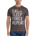 thumbnail image 3 of Eat Sleep Forex Repeat Men'S Basic Short Sleeve T-Shirt Coffee 6x-Large, 3 of 5
