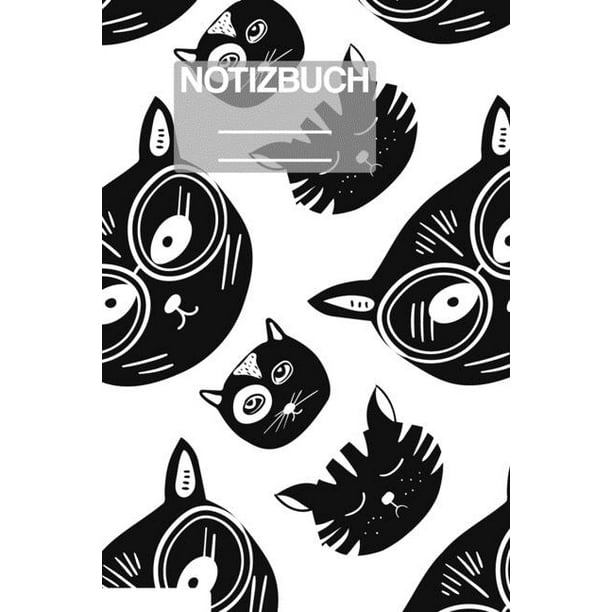Notizbuch A5 Muster Zeichnung Katzen Katze Cat Cats Schwarz Weiss 111 Seiten Extra Kalender Einzigartig Liniert Linie Linien Geschenk Geschenkidee Paperback Walmart Com Walmart Com