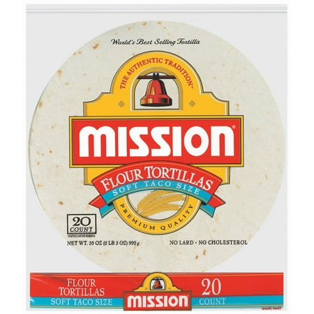 Mission® Soft Taco Size Flour Tortillas 20 ct Bag