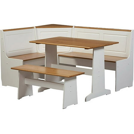 Dinette Set: Ardmoore Nook Set - White/Natural