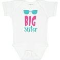 thumbnail image 3 of Inktastic Big Sister, Older Sister, Sunglasses - Blue Pink Girls Baby Bodysuit, 3 of 5