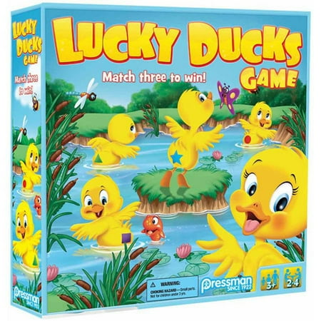 Pressman Toy Lucky Ducks Game for Kids Ages 3 and Up