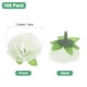 thumbnail image 3 of Uxcell 100 Paquete Cabezas de Rosas Artificiales 1.2" Pequeña Cabeza de Rosa de Seda Falsa para Decoración Cabezas de Flores Falsas Capullos Crema, 3 of 7
