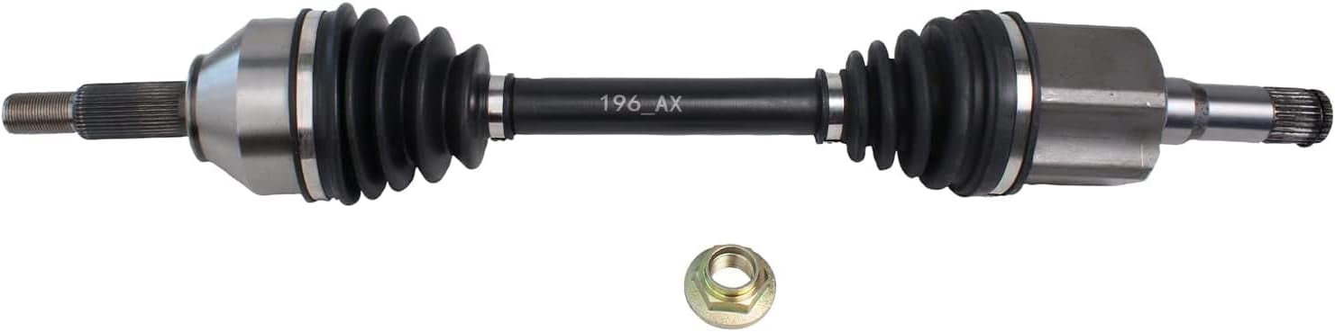 Detroit Axle - FWD Front 2pc CV Axles for Ford Flex Taurus Lincoln MKS Mercury Sable [Naturally Aspirated], 2 CV Axle Shafts Assembly Replacement
