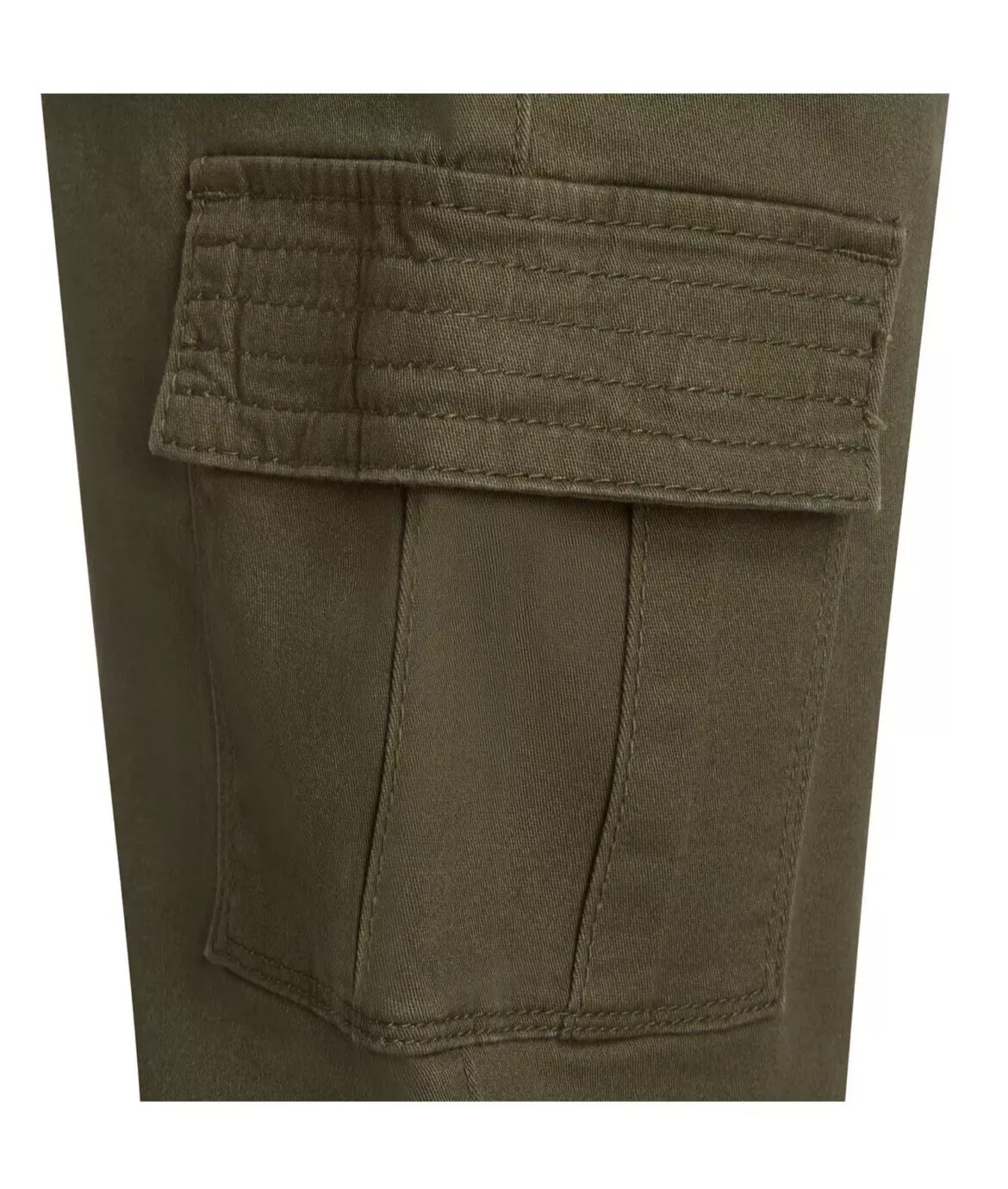 Levi's Youth Boy's Pull On Drawstring Waistband Tapered Twill Cargo Pant Green