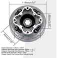 thumbnail image 2 of Replacement Manual Clutch Assembly for 50cc 70cc 90cc 110cc and 125cc Dirt Bikes - Heavy-Duty, 2 of 5