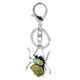 thumbnail image 1 of Llavero de aleación con llavero de araña de moda con decoración de diamantes de imitación (verde), 1 of 2