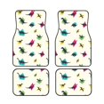 thumbnail image 1 of LAKIMCT Color Block Dinosaurs Car Mats, Neoprene Front Rear Floor Mats for Cars, Waterproof Anti-Slip Car Floor Mats Full Set, Universal(4 Pcs), 1 of 1