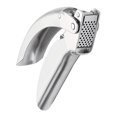 thumbnail image 1 of Garlic Press, Stainless Steel, 6.5 X 1 X 1.5 Inches, Silver, 1 of 5