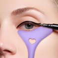 thumbnail image 3 of Eyeliner Stencils Wing Tips, Silicone Eyeliner Aid, Marscara Drawing Aid, Lipstick Wearing Aid, Face Cream/mask Applicator, Easy Makeup Tool, Resusabl, 3 of 5