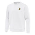 thumbnail image 2 of Men's Antigua White Minnesota Vikings Relevant Lightweight Pullover Sweatshirt, 2 of 3