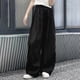 thumbnail image 5 of Odeerbi 5-16 Años Niñas Verano Hielo Seda Pantalones de Pierna Ancha Casual Color Sólido Pantalones de Cintura Alta Suelta, 5 of 5