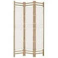 thumbnail image 5 of vidaXL Room Divider Foldable 6 Panel Room Divider Screen Bamboo and Canvas, 5 of 63