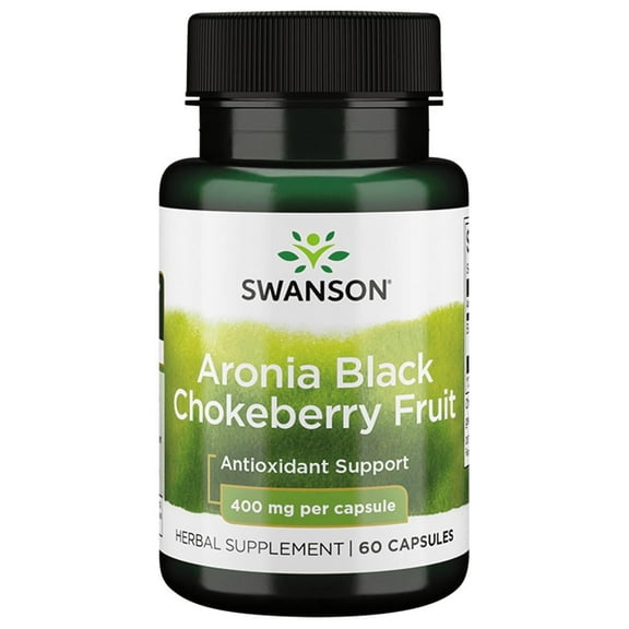 Swanson Full Spectrum Aronia (Chokeberry) 400 mg 60 Capsules