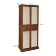 thumbnail image 5 of Robu 4 Door Cabinet with 1 Drawer - Walnut, 5 of 26