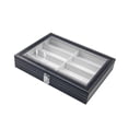 thumbnail image 1 of Caja expositora de gafas, organizador de gafas de sol, bandeja apilable para joyería, estuche de exposición, almacenamiento para escritorio, armario y, 1 of 7