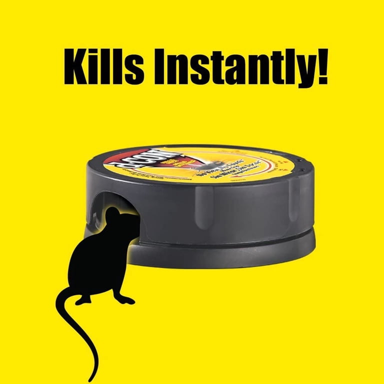 d-CON No View No Touch Covered Mouse Trap, 2 Traps - Walmart.com