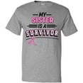 thumbnail image 3 of Inktastic My Sister is a Survivor Breast Cancer Awareness T-Shirt, 3 of 5