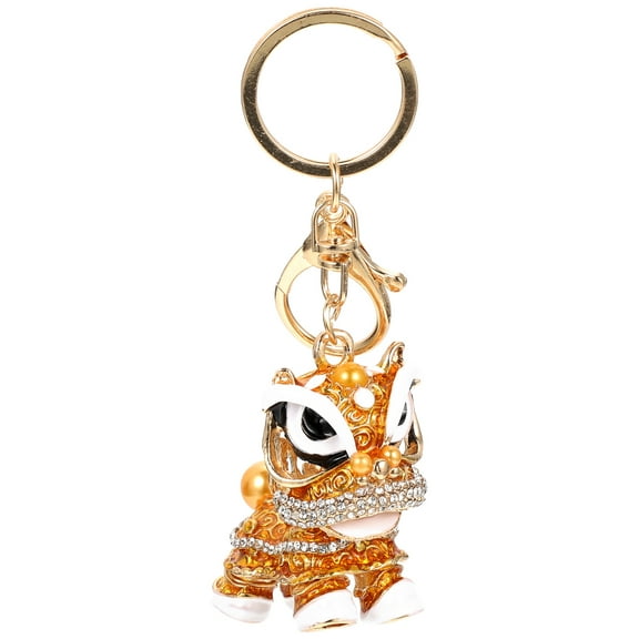 LEORX Golden Lion Keychain Pendant for Keys with Unique Hanging Design and Fine Craftsmanship