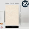 thumbnail image 6 of Natural Cream Stationery Parchment Paper | 24lb Bond, 60lb Text, 90 GSM Paper | 50 Sheets Per Pack | 11" x 17", 6 of 6
