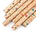 thumbnail image 2 of Wrapping Paper Birthday Buy It 20x28 Inch Vintage Kraft Gift Wrapping Paper Happy Birthday Pattern Wrapping Paper for Birthday Christmas New Year Winter Holiday Party, 2 of 5