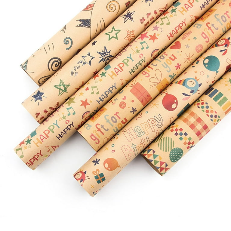 Dezsed Christmas Decorations Clearance Christmas Wrapping Paper Christmas Elements Collection Single-Sided Wrapping Paper Plaid BarnMoose and Other