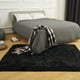thumbnail image 3 of Alfombra Amearea Premium Soft de 120 x 160 cm para sala de estar, color negro, 3 of 8