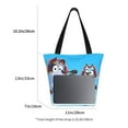 thumbnail image 2 of Lsque Bluey Pattern Beach Tote,Shoulder Handbag,Spacious Tote Bag,Lightweight Travel Bag,Versatile Shopping Bag, 2 of 6
