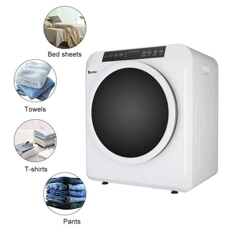 SamyoHome 13lb Compact Electric Clothes Dryer , White