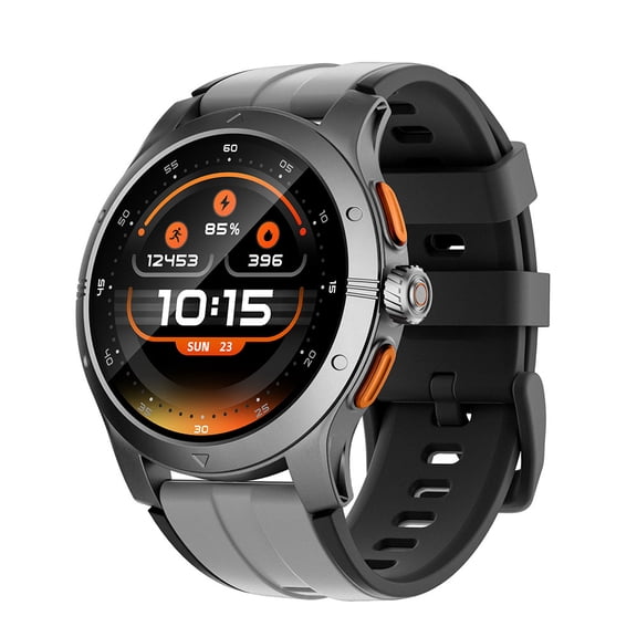 2026 Smart Watch with Standalone GPS Offline Maps 5ATM Waterproof 1.43 AMOLED 14-Day Battery 100 Sports Modes, for Android iOS Men Women Black