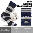 thumbnail image 4 of KOITHOT 5 Pack Mens Dress Socks Breathable Business Casual Mens Crew Socks Size 10 13, 4 of 7