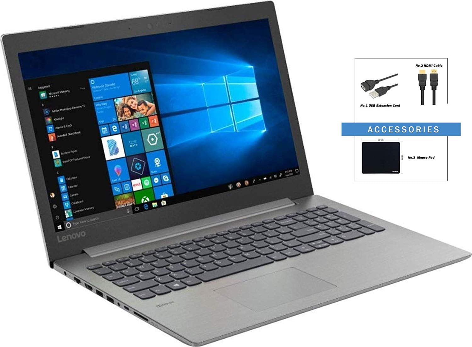 Lenovo Ideapad 330 High Performance 15.6" HD LED Backlit Laptop
