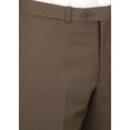 thumbnail image 6 of Mens Ticket Pocket 2-piece Brown Wool Classic Fit Suit DTI, 6 of 6